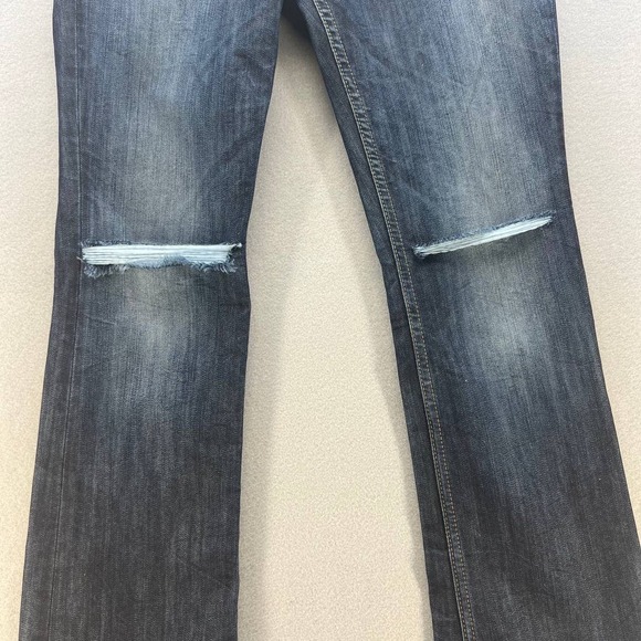 Guess Premium Women's Bootcut Embellished Denim Jeans Size 27 Low Rise - Picture 7 of 16